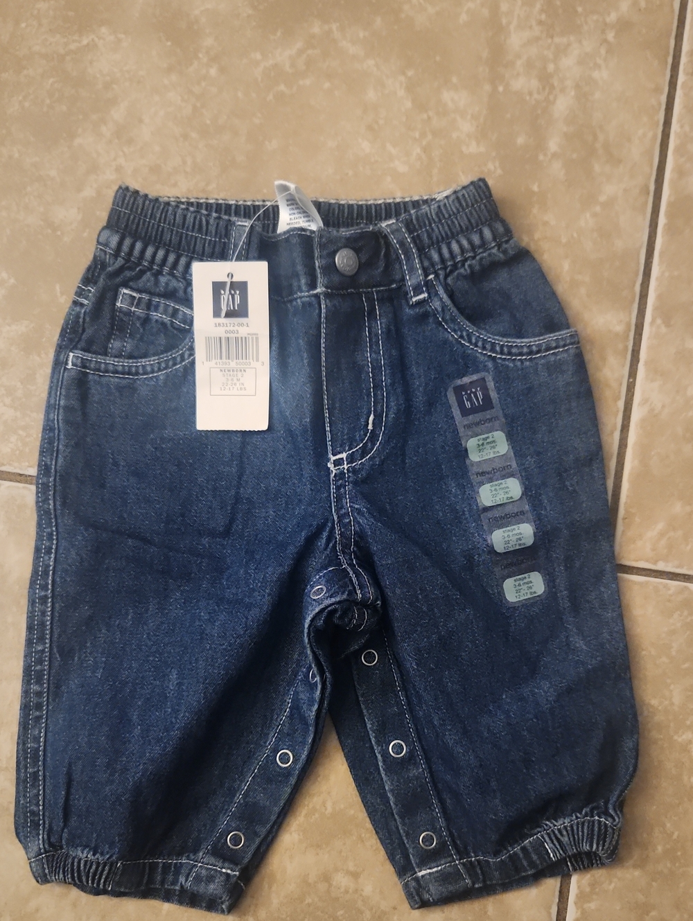 GAP Indigo Denim Baby Pants